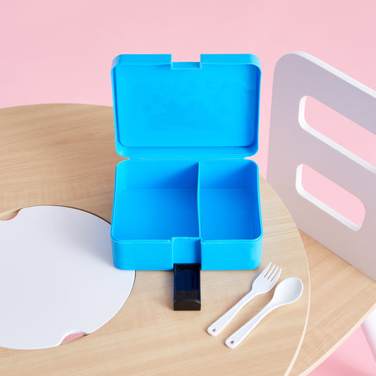 Home Box - Neo Blue Lunch Box and Bottle Set
