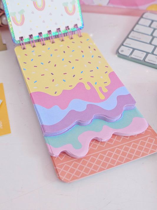 Fancy Rainbow Multi-shade Notebook