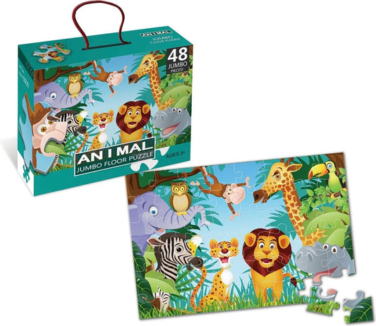 Jumbo Floor Puzzle - Animal (48 Pieces)