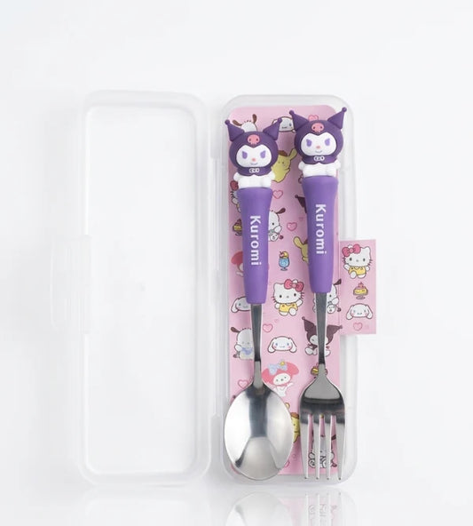 Metal Cutlery Stainless Steel - Kuromi
