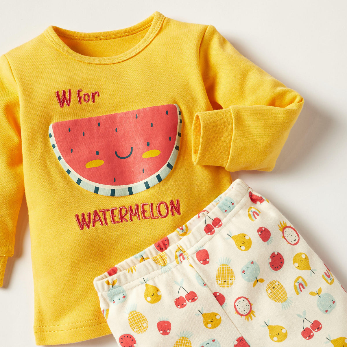 Juniors Shirt and trouser Set - 2 Sets (Fruits) 18-24 M