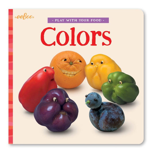 Eeboo - Play With Your Food Colors - Hard Book