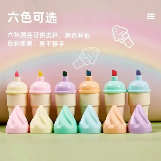 Cone Highlighters (Pack of 6)