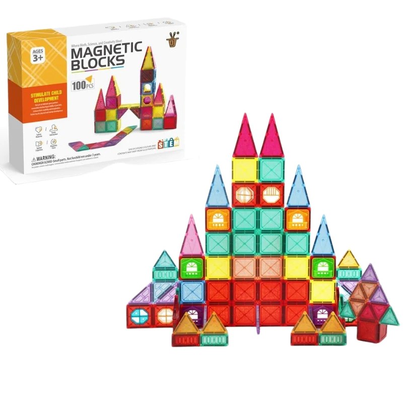 Magnetic Blocks (110 Pcs)