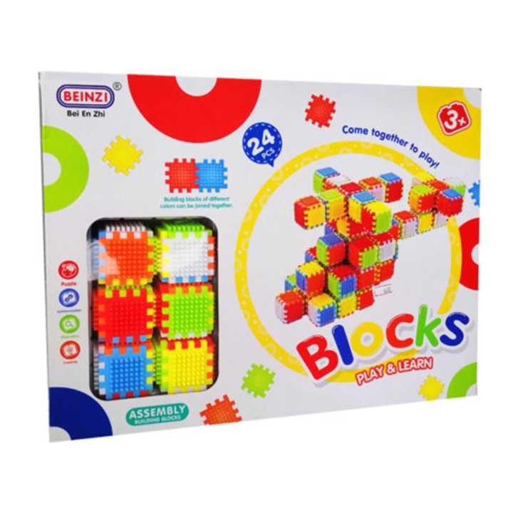 Play & Learn Blocks (24 Pcs)