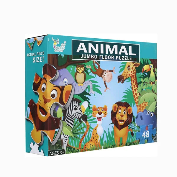 Jumbo Floor Puzzle - Animal (48 Pieces)