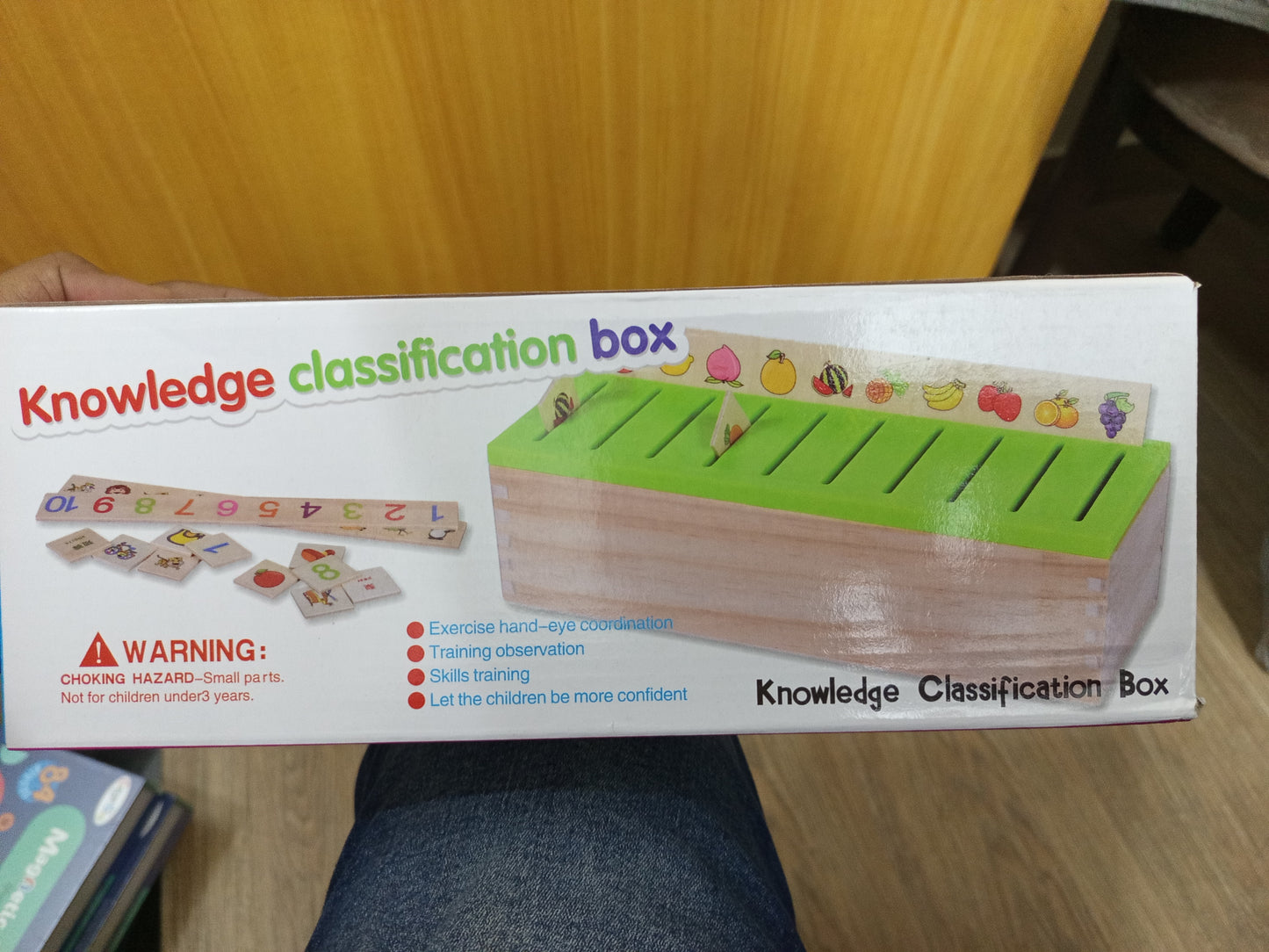 Montessori Sorting Knowledge Classification Box (Wooden)