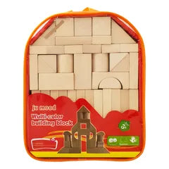 Classic Wooden Building Blocks - Stacking Montessori Learning