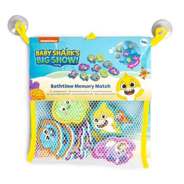 Nickelodeon Baby Shark Bath Time Memory Match