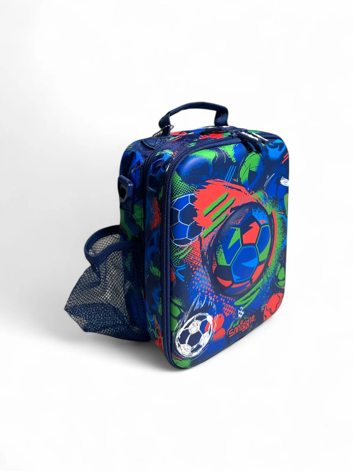 Smiggle Hardtop Lunch Bag (3D) - Football