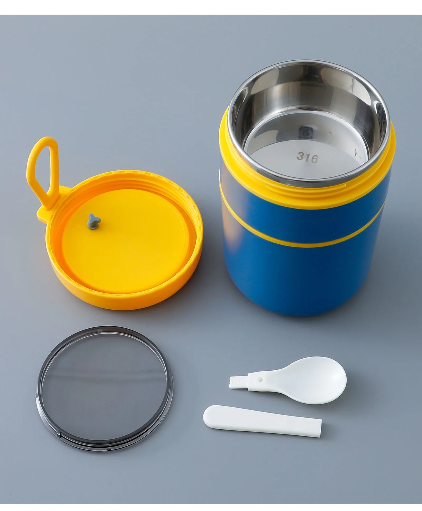 Stainless Steel Insulated Food Jar - Keeps Food Hot or Cold for Kids 710ml