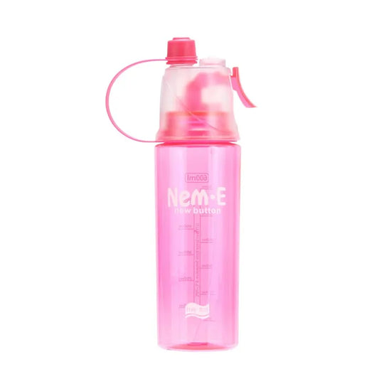 XZNGL Clear Plastic Sports Outdoor Spray Water Bottle