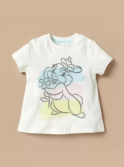 Disney Thumper Print Dress and T- shirt Set (18-24 months)