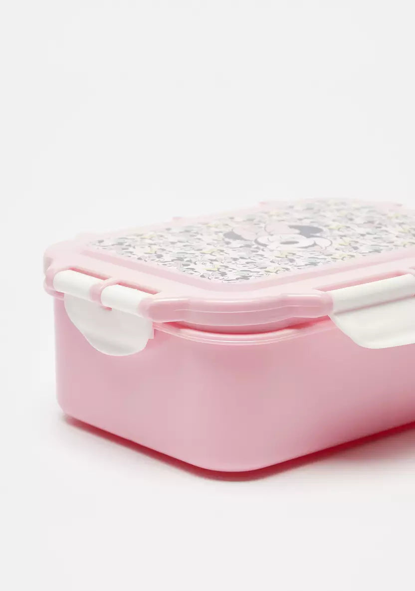 Minnie Mouse Print 3-Compartment Sandwich Box
