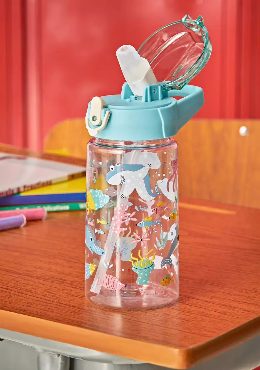 All-Over Underwater Print Water Bottle