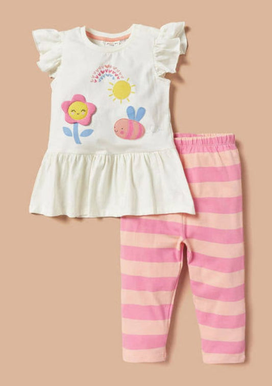 Juniors Shirt and Shirt and trouser Set White 3-6 M