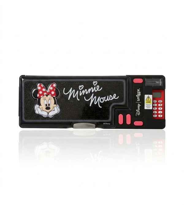 Smiggle Pop Out Pencil Case (with Sharpener & Calculator) - Minnie Mouse