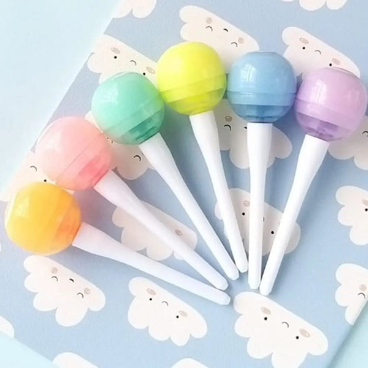 Highlighter Lollipop Design (Pack of 6)