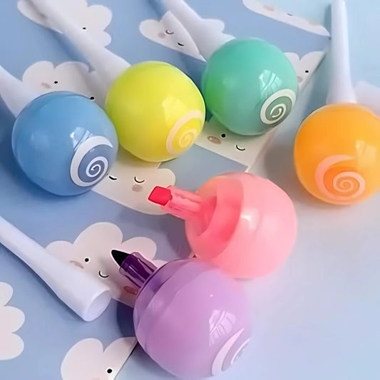 Highlighter Lollipop Design (Pack of 6)