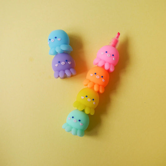 Highlighter Octopus Design (6 Colors)
