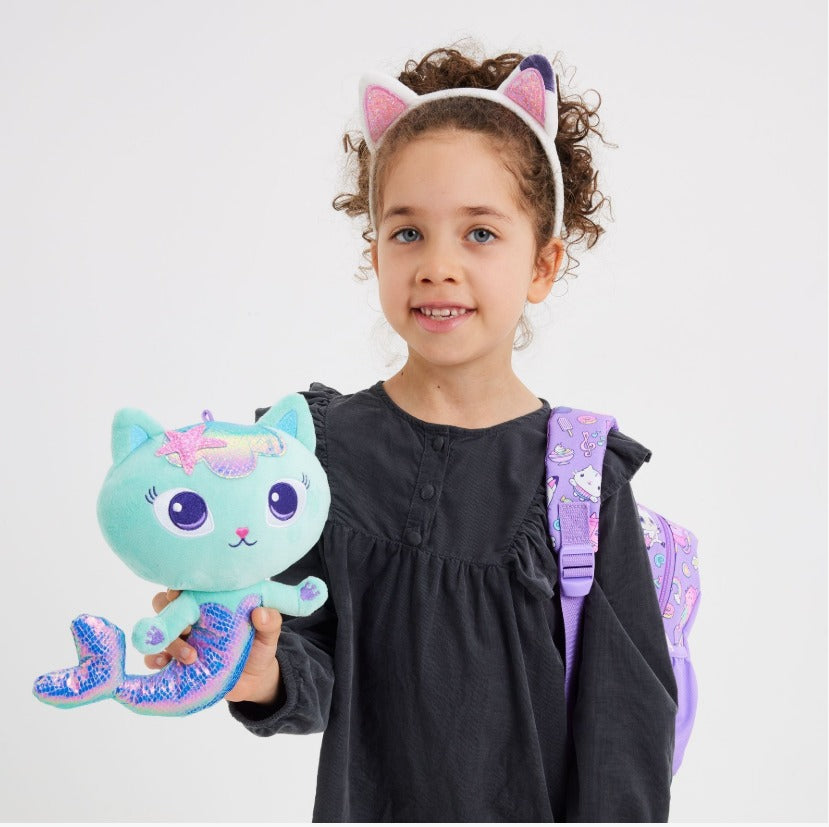 Smiggle Backpack With Detachable Plush Toy - Gabby's Cat