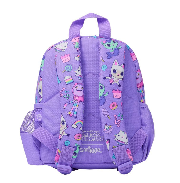Smiggle Backpack With Detachable Plush Toy - Gabby's Cat