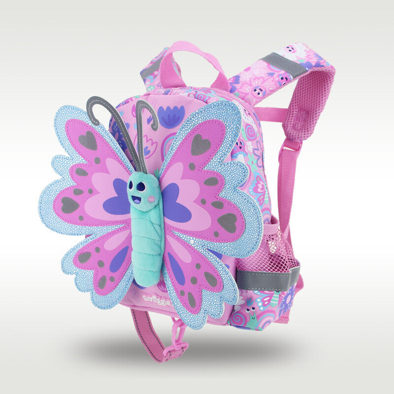 Smiggle Backpack with Harness - Butterfly