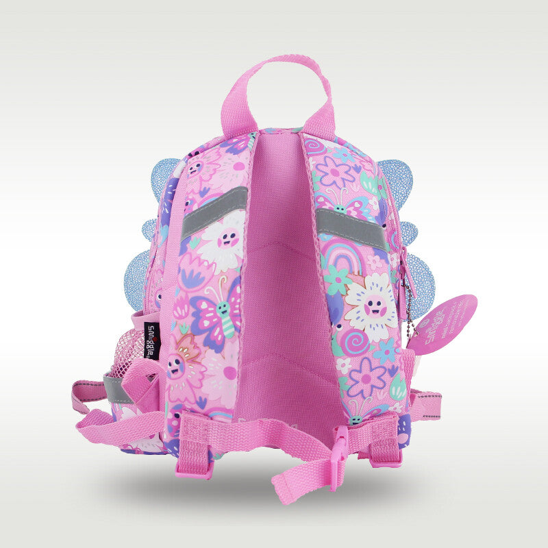 Smiggle Backpack with Harness - Butterfly