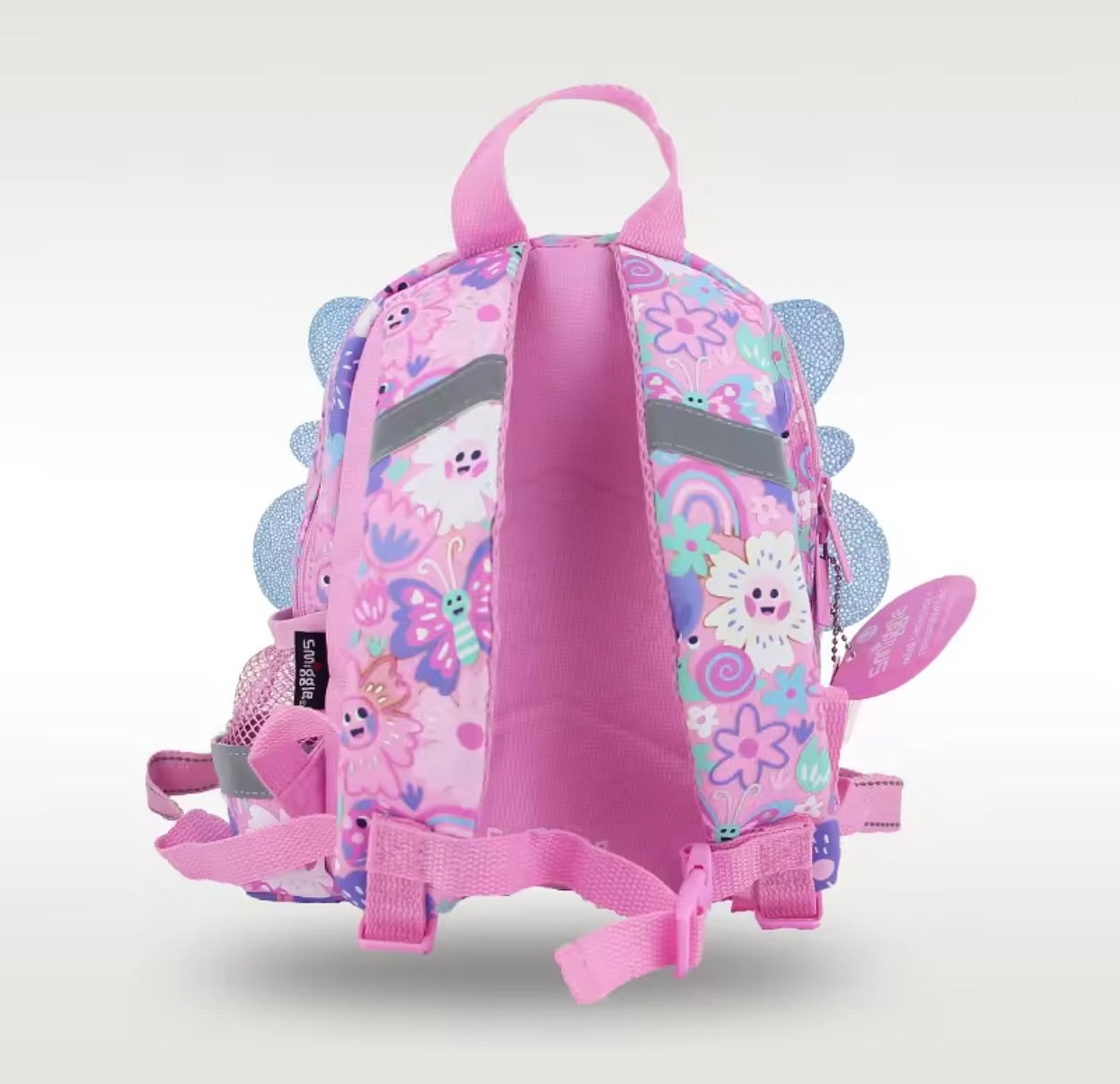 Smiggle Backpack with Harness - Butterfly