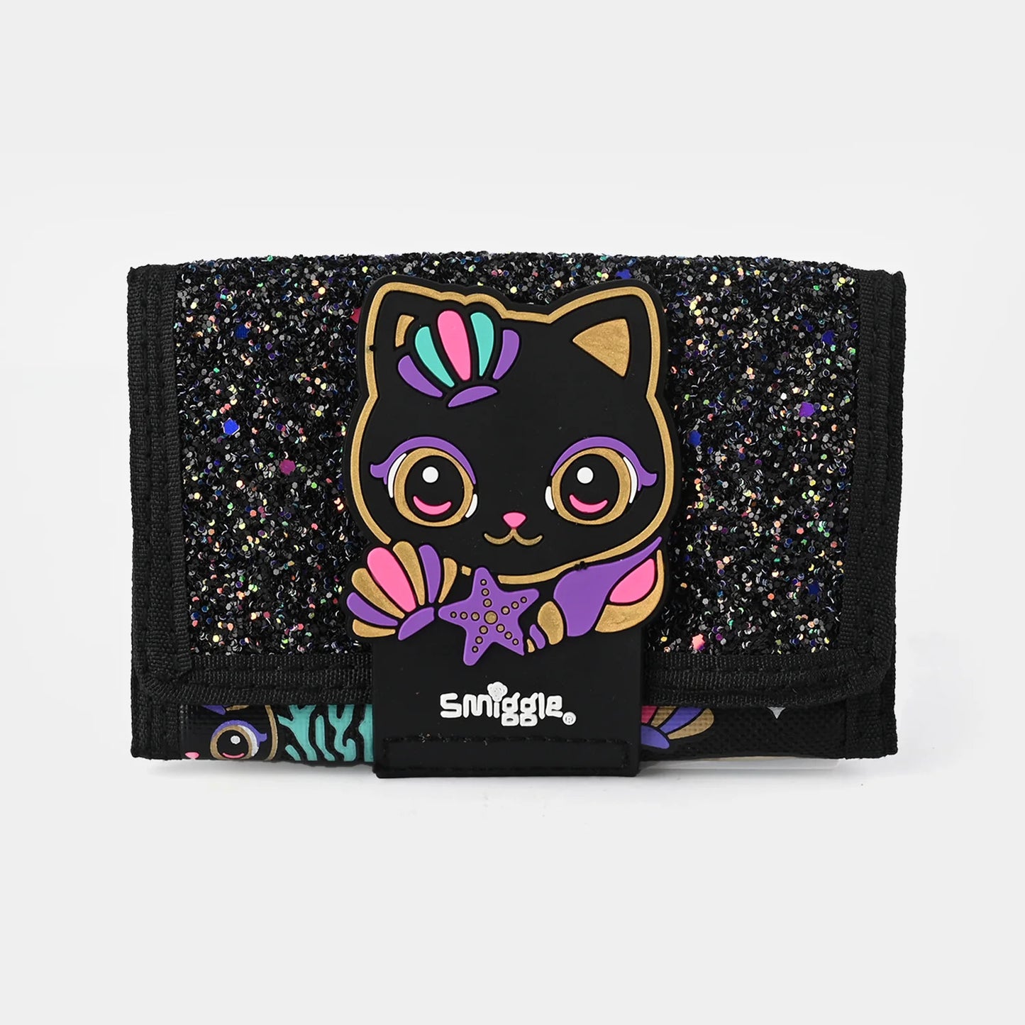 Smiggle Trailblazer Character Wallet - Black Cat