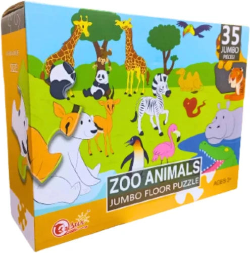 Jumbo Floor Puzzle - Zoo Animals (35 Pieces)