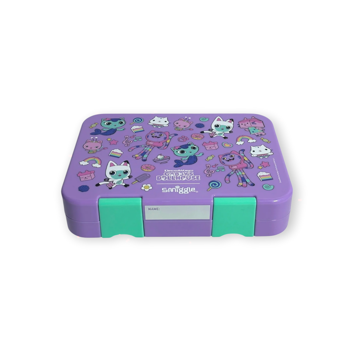 Smiggle Bento Lunch Box (BPA Free) - Gabby's Dollhouse