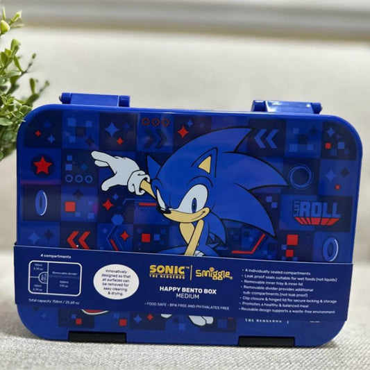 Smiggle Bento Lunch Box (BPA Free) - Sonic