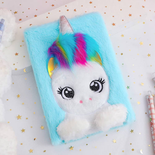 Fancy Fur Notebook - Unicorn