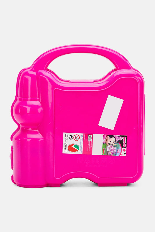 Disney Minnie Mouse Big Lunch Box Combo Set Pink