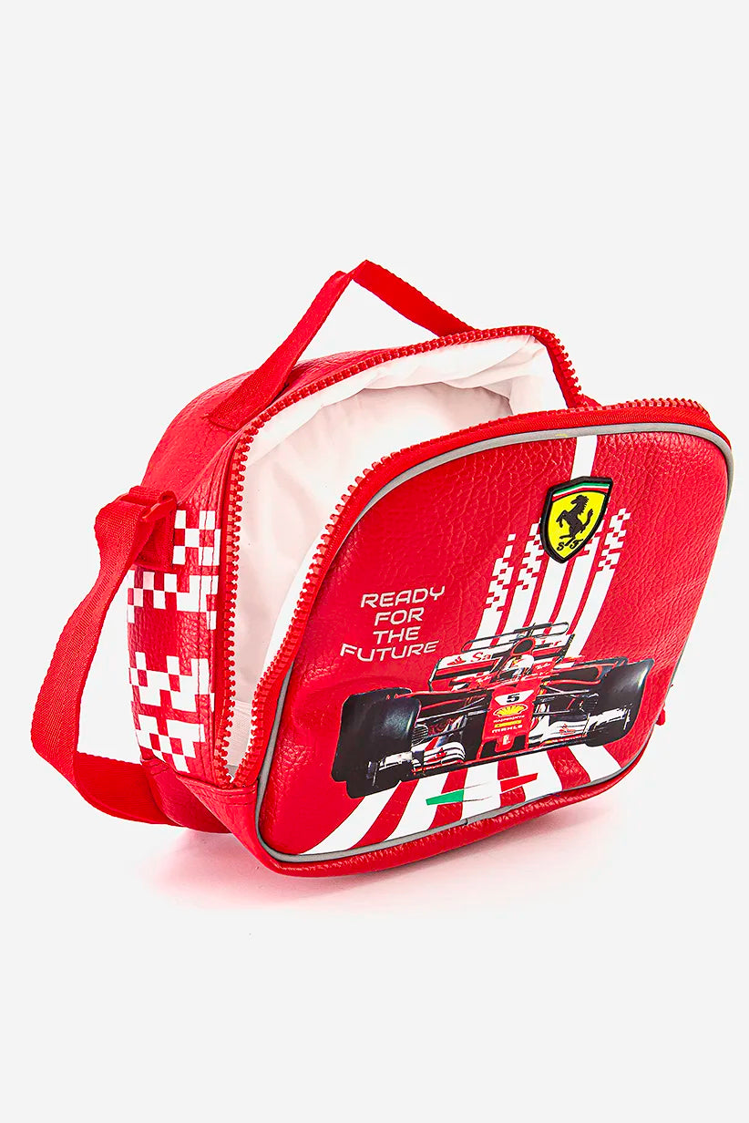 Simba Kids Boy Printed Adjustable Body Bag 21 L x 18 H x 7 W cm Red
