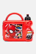 Marvel SpiderMan Lunch Box Combo Set 21 H x 23 L x 7 W cm Red