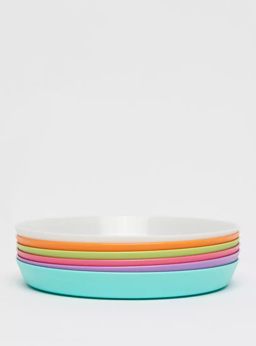 Shop Nowmax Fashion Set Of 6 Solid Round Plateavailable At Hapifinds In Pakistan