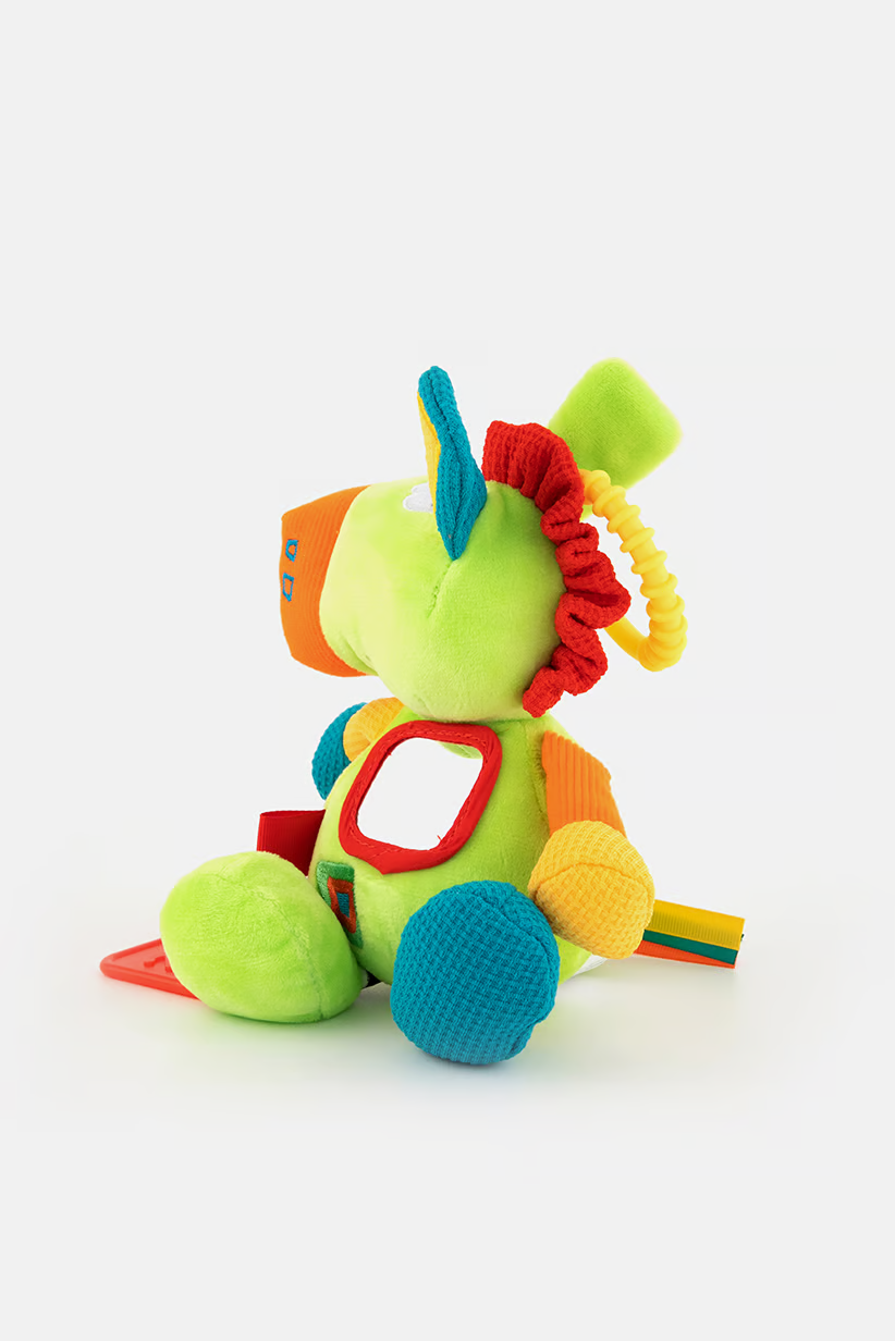 Dolce Spring Pony Soft Toy Lime Combo