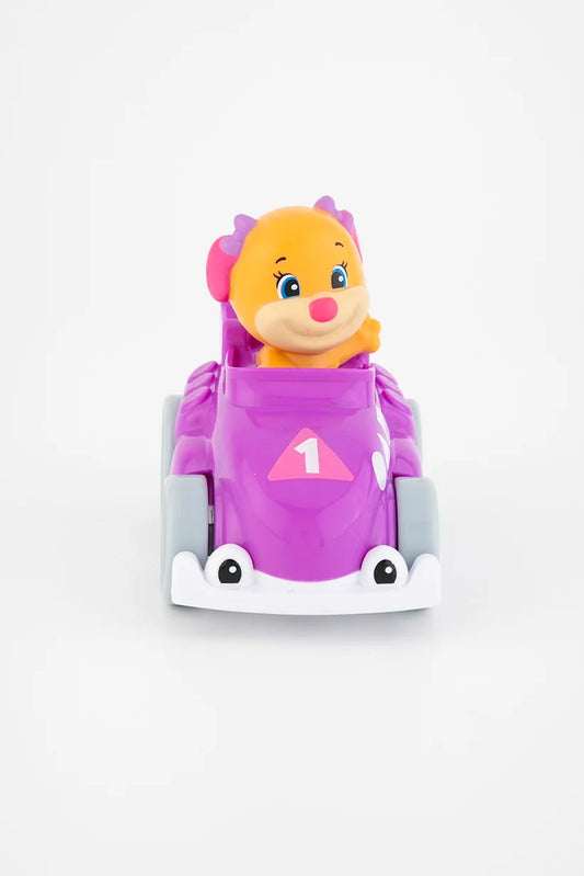 Fisher Price Learning Fun Racing Car with Animal Figure Purple