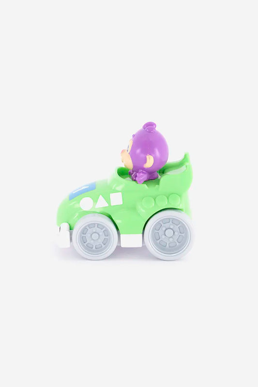Fisher Price Learning Fun Racing Car with Animal Figure, Green and Purple