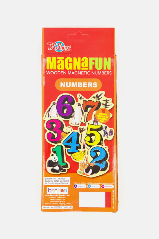 Shop Nowbendon 15 Pack Wooden Magnetic Numbers Red Beige Comboavailable At Hapifinds In Pakistan
