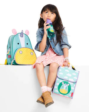 Skiphop Zoo Straw Bottle - Unicorn