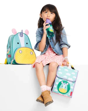 Skiphop Zoo Straw Bottle - Unicorn