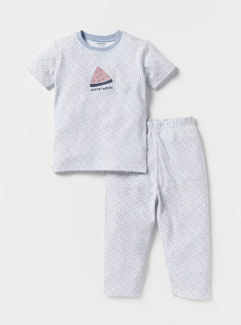 Juniors Shirt and Trouser Set Watermelon 2Y