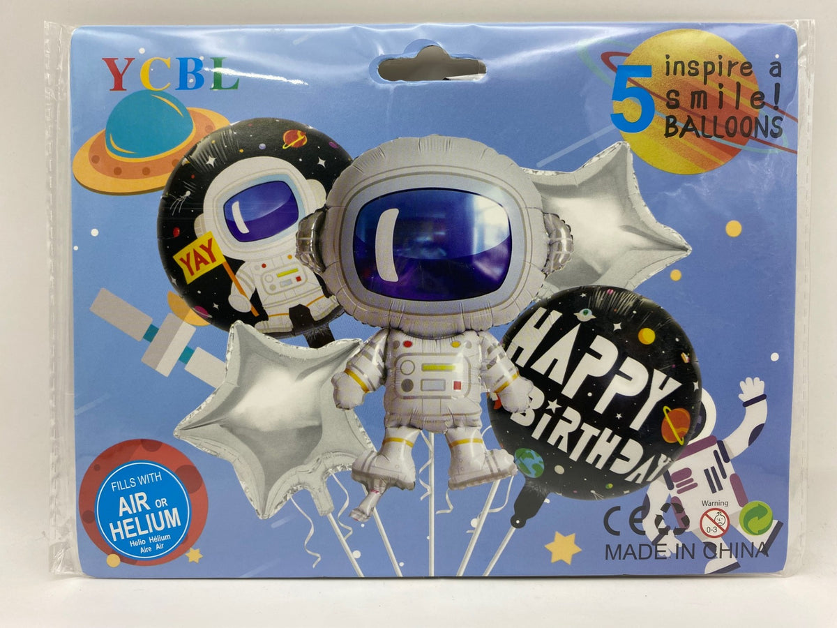Character Foil Balloons Set - Astronaut