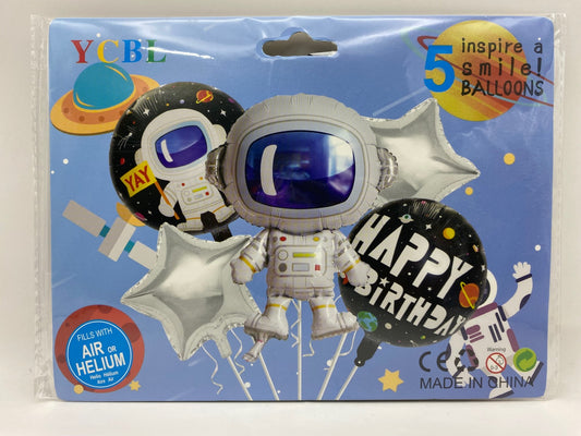 Character Foil Balloons Set - Astronaut