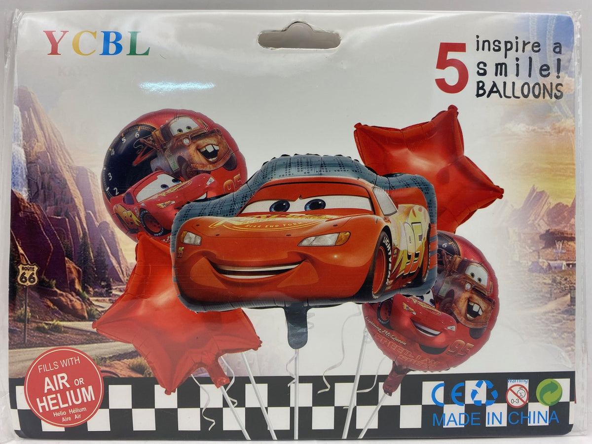 Character Foil Balloons Set - Mc Queen