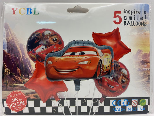 Character Foil Balloons Set - Mc Queen