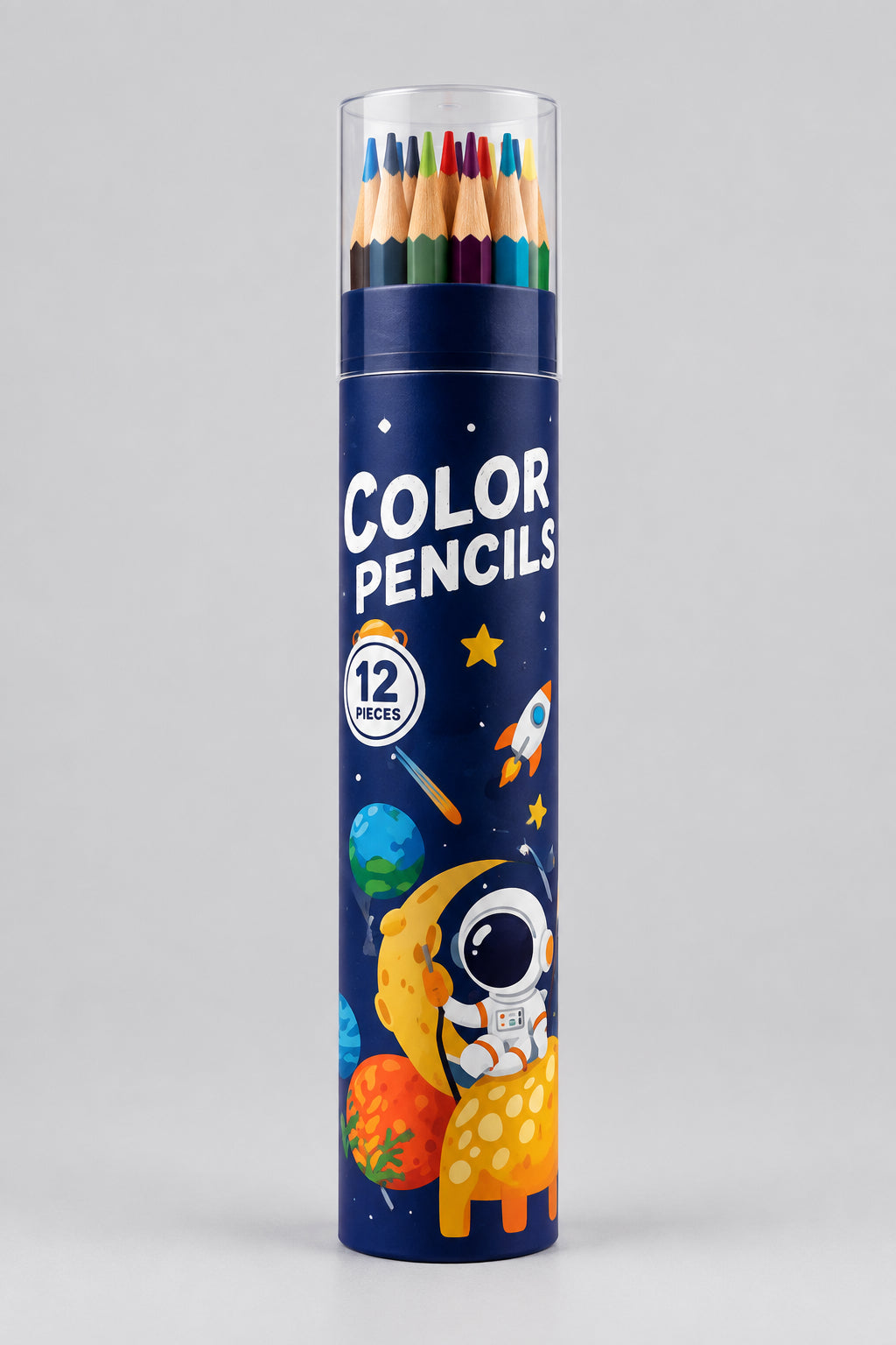 Color Pencil 12 Pcs-Space